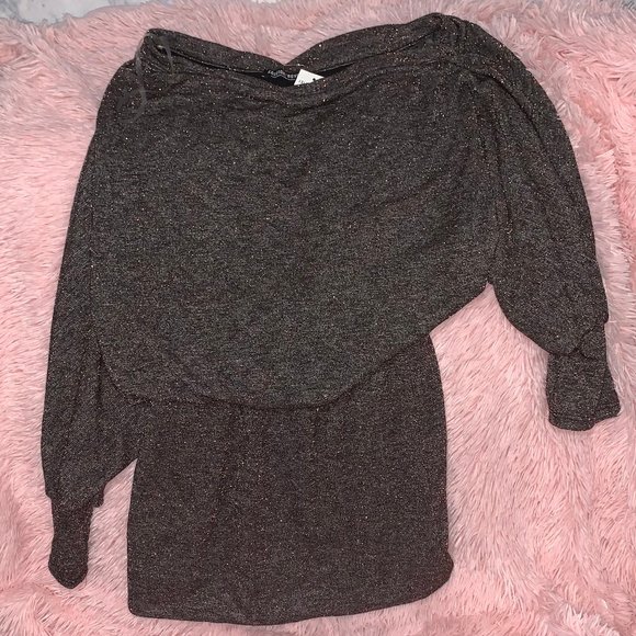 Fashion Nova Comfy Vibes Long Sleeve Dress - Rose Gold Sz: L - Picture 4 of 7